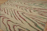8x10 Hand Knotted 100% Wool Peshawar Modern & Contemporary Oriental Area Rug Beige, Brown Color